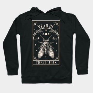 Year of the Cicadas 2024 - Tarot Card - Brood XIX Brood XIII Hoodie